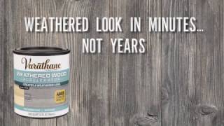 Thumbnail for Get a Weathered Wood Look in Minutes with Varathane Weathered Wood Accelerator