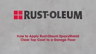 Thumbnail for How to Apply Rust-Oleum EpoxyShield Clear Garage Floor Coating