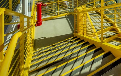 Rust-Oleum Industrial Alkyd Coated in Yellow