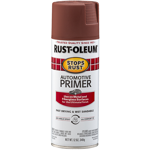 Rust-Oleum Stops Rust Automotive Primer Spray Flat Red