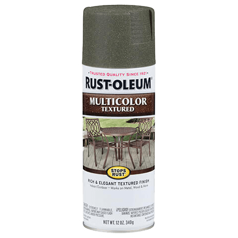 Stops Rust Multi-Color Textured Spray Paint Deep Forest
