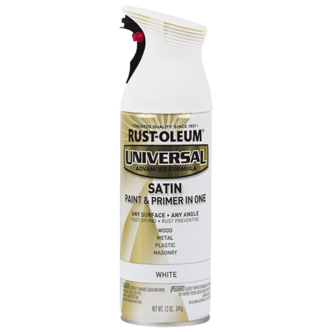 Rust-Oleum Universal Satin White Primer Spray Paint