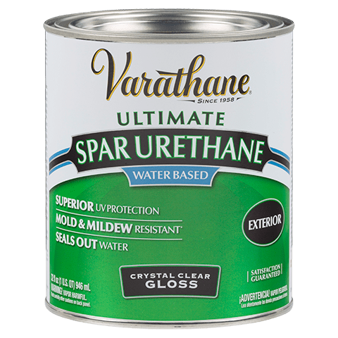 Varathane Ultimate Water Based Crystal Clear Gloss Spar Urethane