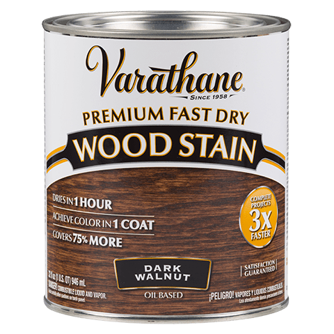 Varathane Fast Dry Oil Based Dark Walnut Wood Stain