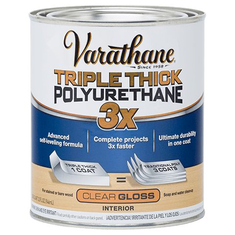 Varathane Tripl Thick 3X Interior Clear Gloss Polyurethane Paint
