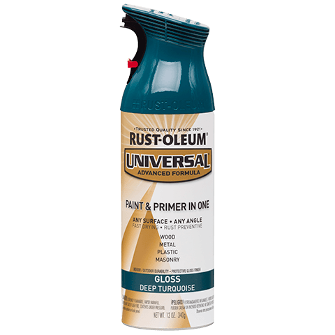 Rust-Oleum Universal Gloss Deep Turquoise Paint & Primer Spray Paint