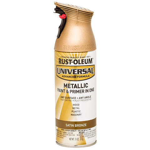 Rust-Oleum Universal Metallic Satin Bronze Paint & Primer Spray Paint