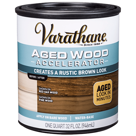 Aged wood accelerator