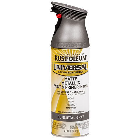 Rust-Oleum Universal Matte Metallic Gunmetal Gray Spray Paint