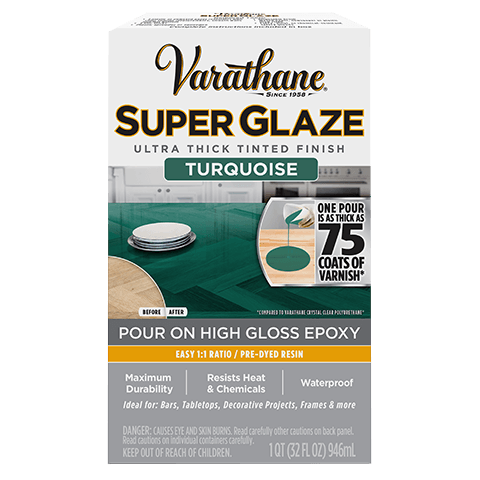 Varathane Super Glaze Turquoise
