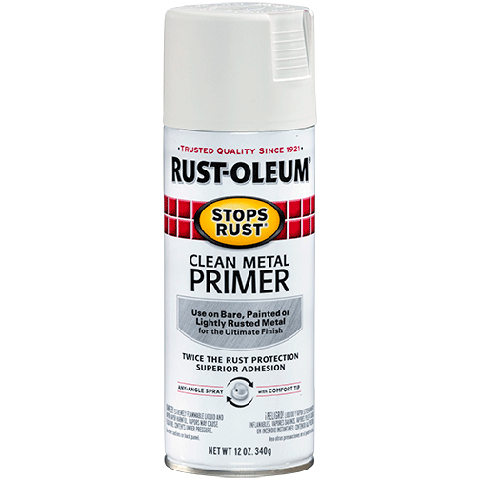Rust-Oleum Stops Rust Clean Metal White Primer Spray Paint