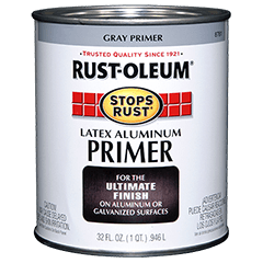 Rust-Oleum Stops Rust Latex Aluminum Gray Primer