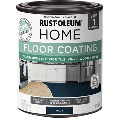 Rust-Oleum HOME Floor Coating Pre-Mix Base Coat Navy