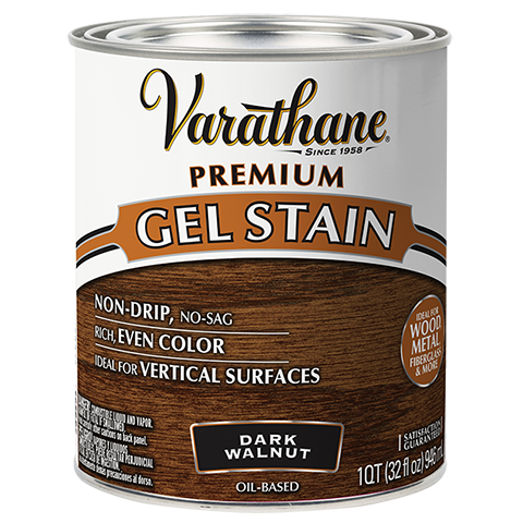 Varathane Premium Gel Stain Quart Dark Walnut