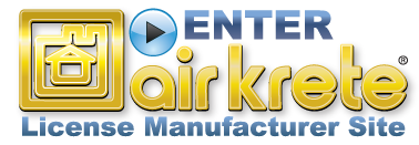 Enter Air Krete Licensed Manufacturer's Site